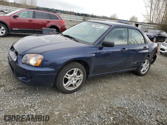 2005 Subaru Impreza Sedan (Natl) RS with VIN JF1GD67575H507449, listed as a Copart auction lot 49654845 with 138,164 mi miles and Salvage Title. Bid and sale history available at carsss.com. Image 1.