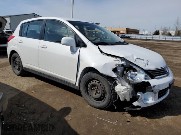 2009 Nissan Versa S with VIN 3N1BC13E19L387576, listed as a Copart auction lot 49624155 with 94,083 mi miles and Salvage Title. Bid and sale history available at DreamBid. Image 4.