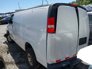 2019 Chevrolet Express Cargo Van with VIN 1GCWGAFP2K1347973, listed as a IAAI auction lot 41991559 with 70,050 mi miles. Bid and sale history available at carsss.com. Image 3.
