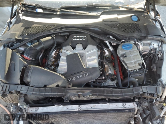 2012 Audi A7 3.0 Prestige with VIN WAUSGAFC1CN032360, listed as a Copart auction lot 52434755 with 0 mi miles and Salvage Title. Bid and sale history available at carsss.com. Image 11.