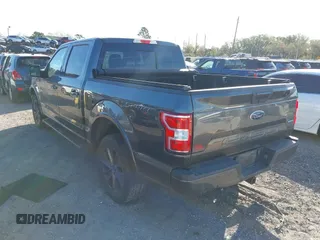 2018 Ford F-150 XL with VIN 1FTEW1EP9JFE03456, listed as a IAAI auction lot 41741500 with 104,123 mi miles. Bid and sale history available at carsss.com. Image 3.