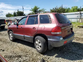 2005 Hyundai Santa Fe GLS with VIN KM8SC73D35U975899, listed as a Copart auction lot 56174615 with 182,798 mi miles and Salvage title. Bid and sale history available at DreamBid. Image 2.