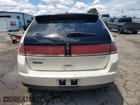 2007 Lincoln MKX with VIN 2LMDU68C47BJ35224, listed as a Copart auction lot 60320885 with Not provided miles and Salvage title. Bid and sale history available at DreamBid. Image 6.