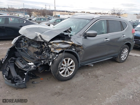 2017 Nissan Rogue SV with VIN JN8AT2MV8HW259412, listed as a IAAI auction lot 41140404 with 1 mi miles. Bid and sale history available at carsss.com. Image 17.