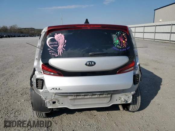 2021 Kia Soul S with VIN KNDJ23AU3M7793843, listed as a Copart auction lot 87873455 with 102,356 mi miles and Salvage Title. Bid and sale history available at carsss.com. Image 6.