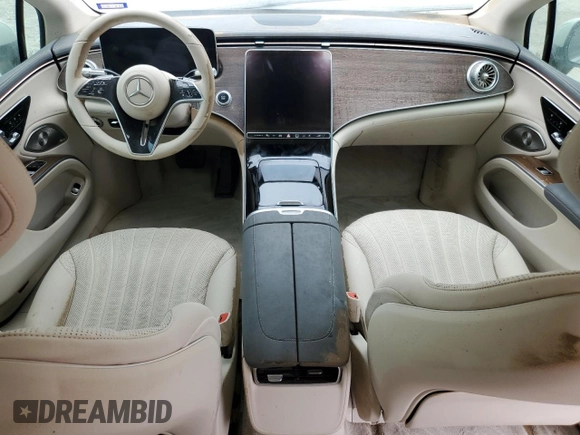 2023 Mercedes-Benz EQS with VIN W1KCG2DB4PA033495, listed as a Copart auction lot 53931584 with 0 mi miles and Non Repairable. Bid and sale history available at carsss.com. Image 8.