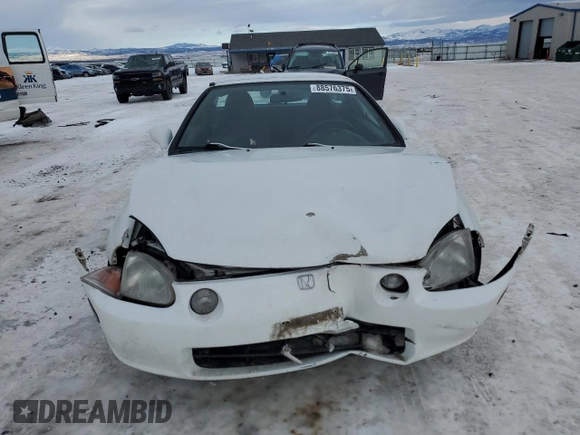 1995 Honda del Sol Si with VIN JHMEH6166SS004662, listed as a Copart auction lot 88576375 with 329,342 mi miles and Clean Title. Bid and sale history available at carsss.com. Image 5.