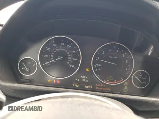 2015 BMW 4 Series 435i with VIN WBA3R1C56FK194429, listed as a Copart auction lot 58838255 with 91,823 mi miles and Salvage title. Bid and sale history available at DreamBid. Image 9.
