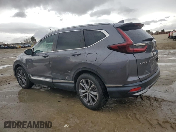 2021 Honda CR-V Touring with VIN 2HKRW1H9XMH410392, listed as a Copart auction lot 47211795 with 48,763 mi miles and Salvage Title. Bid and sale history available at carsss.com. Image 2.