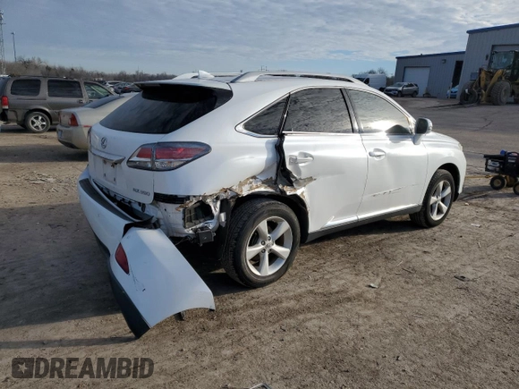 2014 Lexus RX 350 with VIN 2T2BK1BA9EC246956, listed as a Copart auction lot 46251415 with 141,098 mi miles and Salvage Title. Bid and sale history available at DreamBid. Image 3.