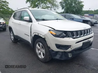 2021 Jeep Compass Latitude with VIN 3C4NJDBB6MT537568, listed as a IAAI auction lot 42528180 with 74,003 mi miles and . Bid and sale history available at DreamBid. Image 1.