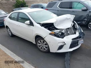 2016 Toyota Corolla L with VIN 5YFBURHE0GP524105, listed as a IAAI auction lot 42472088 with 28,697 mi miles and . Bid and sale history available at DreamBid. Image 1.