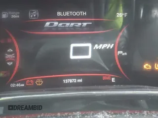 2015 Dodge Dart GT with VIN 1C3CDFEB4FD165702, listed as a IAAI auction lot 41612804 with 137,872 mi miles. Bid and sale history available at carsss.com. Image 7.