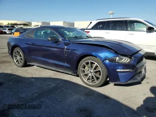 2018 Ford Mustang EcoBoost with VIN 1FA6P8TH2J5114422, listed as a Copart auction lot 56995385 with 53,729 mi miles and Clean title. Bid and sale history available at DreamBid. Image 4.
