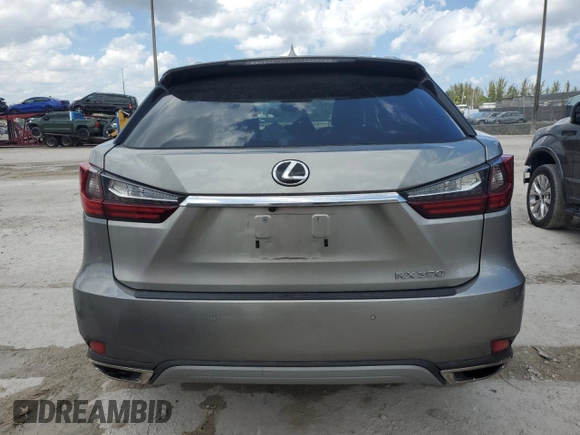 2021 Lexus RX with VIN 2T2HZMAA7MC197389, listed as a Copart auction lot 50637845 with 47,182 mi miles and Salvage Title. Bid and sale history available at carsss.com. Image 6.