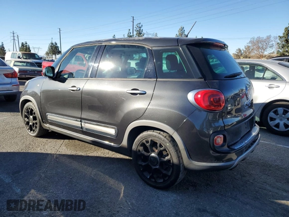 2014 FIAT 500L Trekking with VIN ZFBCFADH8EZ013893, listed as a Copart auction lot 42050575 with 60,580 mi miles and Salvage Title. Bid and sale history available at DreamBid. Image 2.