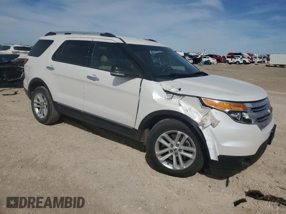 2015 Ford Explorer XLT with VIN 1FM5K7D88FGC04680, listed as a Copart auction lot 50348775 with 104,815 mi miles and Salvage Title. Bid and sale history available at DreamBid. Image 4.