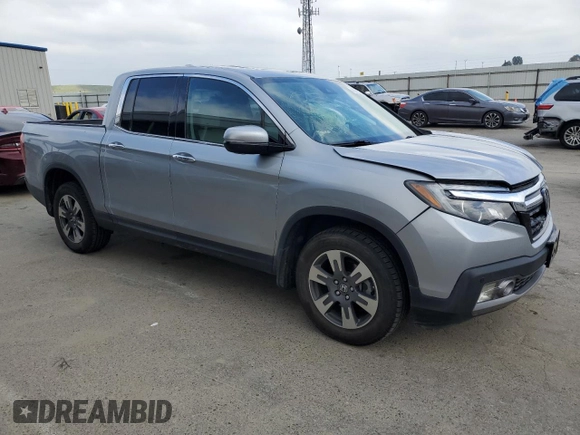 2018 Honda Ridgeline RTL-E z VIN 5FPYK3F77JB004429, wystawiony jako Copart lot #46361025 z przebiegiem 56 643 mil mil oraz Szkoda całkowita • Salvage title. Historia ofert i sprzedaży dostępna na DreamBid. Obrazek 4.