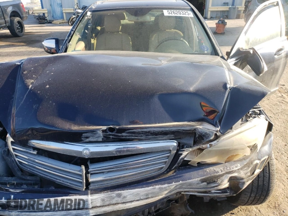 2008 Mercedes-Benz C 300 Sport with VIN WDDGF54X38F073489, listed as a Copart auction lot 52620325 with 130,758 mi miles and Salvage Title. Bid and sale history available at carsss.com. Image 13.