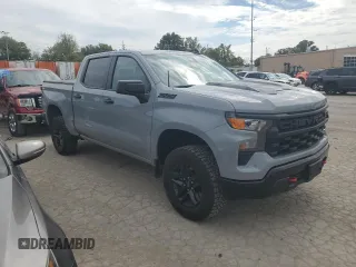 2024 Chevrolet Silverado 1500 Custom Trail Boss with VIN 3GCPDCEK4RG180378, listed as a Copart auction lot 71771424 with 7,590 mi miles and Salvage Title. Bid and sale history available at carsss.com. Image 4.