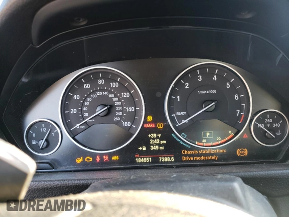 2014 BMW 4 Series 428i xDrive with VIN WBA3T1C51EPS98779, listed as a Copart auction lot 87293854 with 184,651 mi miles and Clean Title. Bid and sale history available at carsss.com. Image 9.