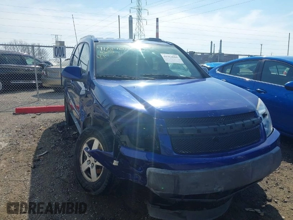 2006 Chevrolet Equinox LT with VIN 2CNDL63F266050406, listed as a IAAI auction lot 41784005 with 214,086 mi miles. Bid and sale history available at carsss.com. Image 1.