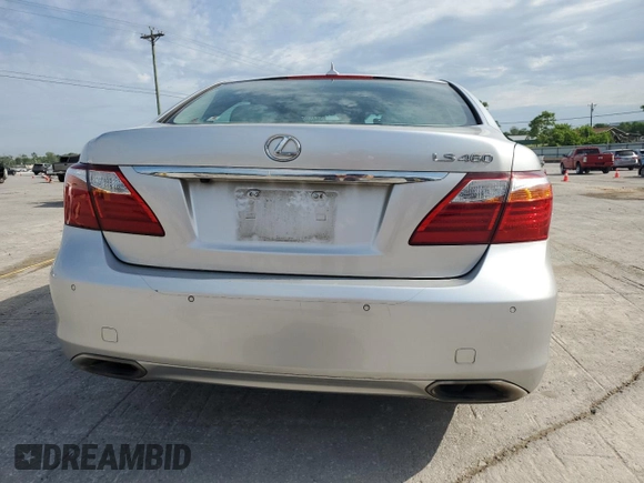 2011 Lexus LS 460 with VIN JTHBL5EF1B5105547, listed as a Copart auction lot 54480235 with 72,073 mi miles and Salvage title. Bid and sale history available at DreamBid. Image 6.