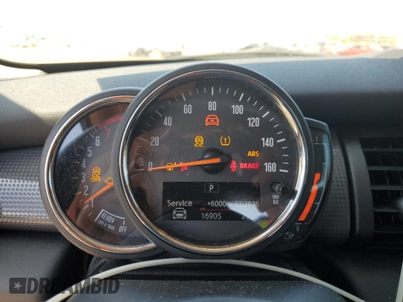 2020 MINI Hardtop 4 Door Cooper with VIN WMWXU7C01L2L63159, listed as a Copart auction lot 51349325 with 16,905 mi miles and Salvage title. Bid and sale history available at DreamBid. Image 9.
