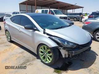 2013 Hyundai Elantra GLS z VIN KMHDH4AE7DU589036, wystawiony jako IAAI lot #42312249 z przebiegiem 159 742 mil mil oraz . Historia ofert i sprzedaży dostępna na DreamBid. Obrazek 1.