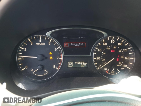 2015 Nissan Altima 2.5 with VIN 1N4AL3AP6FC134839, listed as a Copart auction lot 57122925 with 146,633 mi miles and Salvage title. Bid and sale history available at DreamBid. Image 9.