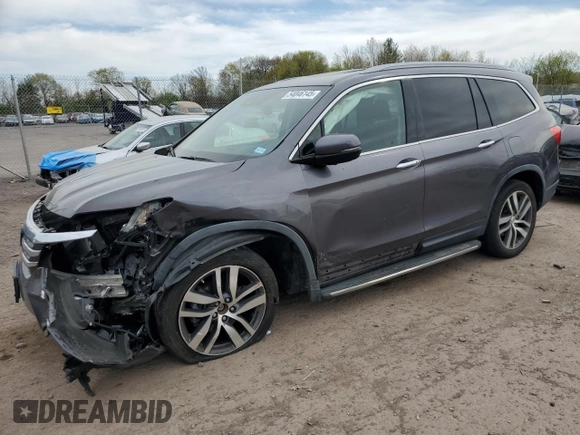 2017 Honda Pilot Touring with VIN 5FNYF5H97HB039702, listed as a Copart auction lot 54046145 with 149,050 mi miles and Salvage Title. Bid and sale history available at carsss.com. Image 1.