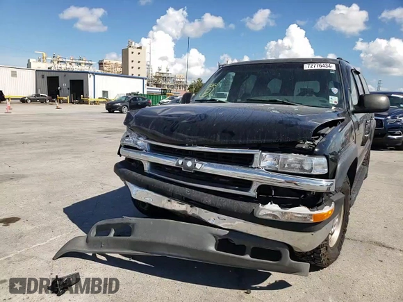 2001 Chevrolet Suburban LS with VIN 3GNEC16T01G227827, listed as a Copart auction lot 72776434 with 0 mi miles and Salvage Title. Bid and sale history available at carsss.com. Image 12.
