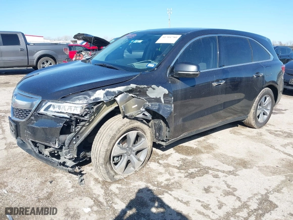 2016 Acura MDX with VIN 5FRYD4H24GB021643, listed as a IAAI auction lot 41704780 with 87,954 mi miles. Bid and sale history available at carsss.com. Image 17.