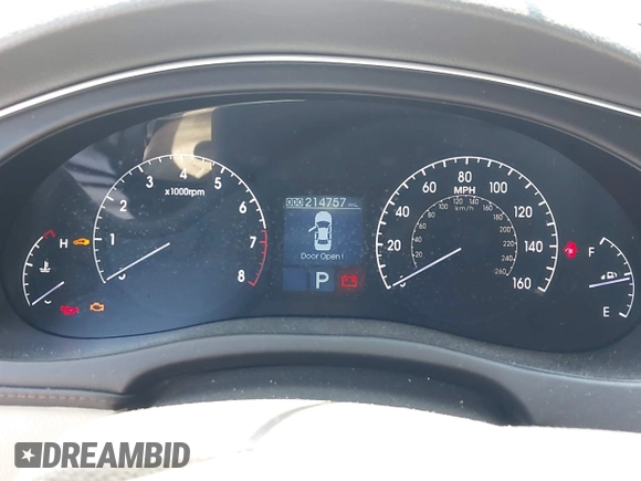 2012 Hyundai Genesis 3.8L z VIN KMHGC4DD0CU185198, wystawiony jako IAAI lot #42209317 z przebiegiem 214 757 mil mil oraz . Historia ofert i sprzedaży dostępna na DreamBid. Obrazek 7.