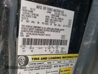 2016 Ford Expedition Max Limited with VIN 1FMJK2AT6GEF12731, listed as a Copart auction lot 54568885 with 183,644 mi miles and Salvage Title. Bid and sale history available at DreamBid. Image 13.