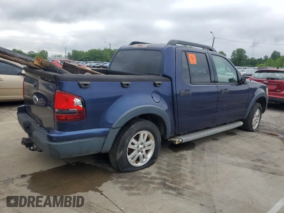 2007 Ford Explorer Sport Trac XLT with VIN 1FMEU51K27UA64546, listed as a Copart auction lot 59719865 with 183,192 mi miles and Salvage title. Bid and sale history available at DreamBid. Image 3.