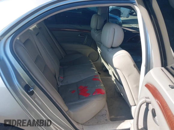 2007 Acura RL Technology with VIN JH4KB16617C004862, listed as a IAAI auction lot 42659578 with 203,727 mi miles and . Bid and sale history available at DreamBid. Image 8.