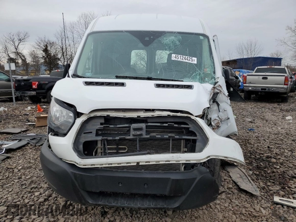 2019 Ford Transit with VIN 1FTYR2CM8KKA00614, listed as a Copart auction lot 45124425 with Not Provided miles and Salvage Title. Bid and sale history available at carsss.com. Image 5.