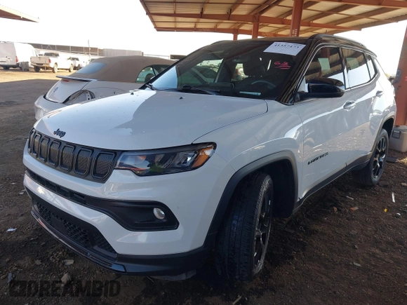 2022 Jeep Compass Latitude with VIN 3C4NJDBB7NT171458, listed as a IAAI auction lot 41357473 with 49,329 mi miles and . Bid and sale history available at DreamBid. Image 17.