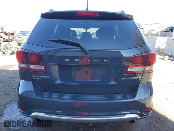 2017 Dodge Journey Crossroad Plus with VIN 3C4PDDGG2HT596465, listed as a Copart auction lot 41342625 with 175,227 mi miles and Salvage title. Bid and sale history available at DreamBid. Image 6.