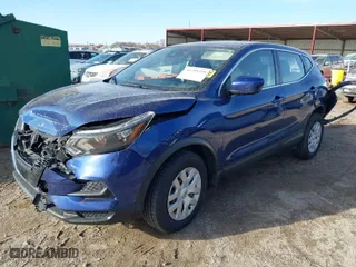 2020 Nissan Rogue Sport S with VIN JN1BJ1CW3LW375736, listed as a IAAI auction lot 41759299 with 50,312 mi miles. Bid and sale history available at carsss.com. Image 2.