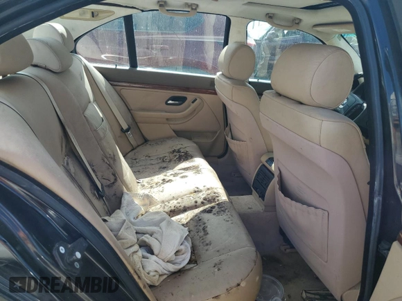 2000 BMW 5 Series 528iA with VIN WBADM6340YGU16735, listed as a Copart auction lot 77249644 with 0 mi miles and Salvage Title. Bid and sale history available at carsss.com. Image 11.
