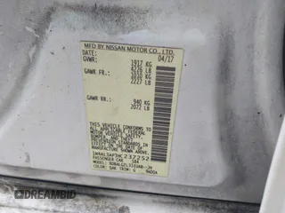 2017 Nissan Altima SR z VIN 1N4AL3AP3HC237252, wystawiony jako IAAI lot #42158198 z przebiegiem 138 672 mil mil oraz . Historia ofert i sprzedaży dostępna na DreamBid. Obrazek 9.