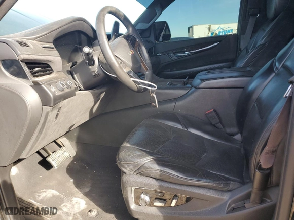2015 Cadillac Escalade Platinum with VIN 1GYS4PKJ4FR668510, listed as a Copart auction lot 87366504 with 182,786 mi miles and Salvage Title. Bid and sale history available at carsss.com. Image 7.