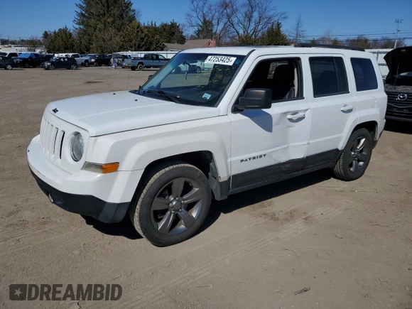 2014 Jeep Patriot Latitude with VIN 1C4NJPFA9ED758298, listed as a Copart auction lot 47253425 with 139,322 mi miles and Salvage title. Bid and sale history available at DreamBid. Image 1.