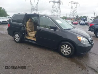 2009 Honda Odyssey EX-L с VIN 5FNRL38769B025047, выставлен на аукционе IAAI как лот 42224737 с пробегом 165 438 миль миль и . История ставок и продаж доступна на DreamBid. Изображение 1.
