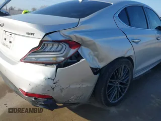 2019 Genesis G70 2.0T Advanced with VIN KMTG34LA5KU023157, listed as a IAAI auction lot 41490171 with 83,971 mi miles. Bid and sale history available at carsss.com. Image 18.