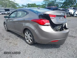 2013 Hyundai Elantra Limited with VIN 5NPDH4AE7DH419645, listed as a IAAI auction lot 41538041 with 53,935 mi miles and . Bid and sale history available at DreamBid. Image 3.