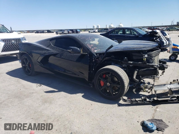 2020 Chevrolet Corvette 2LT with VIN 1G1Y72D4XL5101070, listed as a Copart auction lot 48903885 with 16,226 mi miles and Salvage title. Bid and sale history available at DreamBid. Image 4.