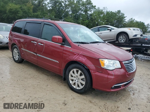 2015 Chrysler Town & Country Touring with VIN 2C4RC1BG6FR628111, listed as a Copart auction lot 71528604 with 81,763 mi miles and Salvage Title. Bid and sale history available at DreamBid. Image 4.